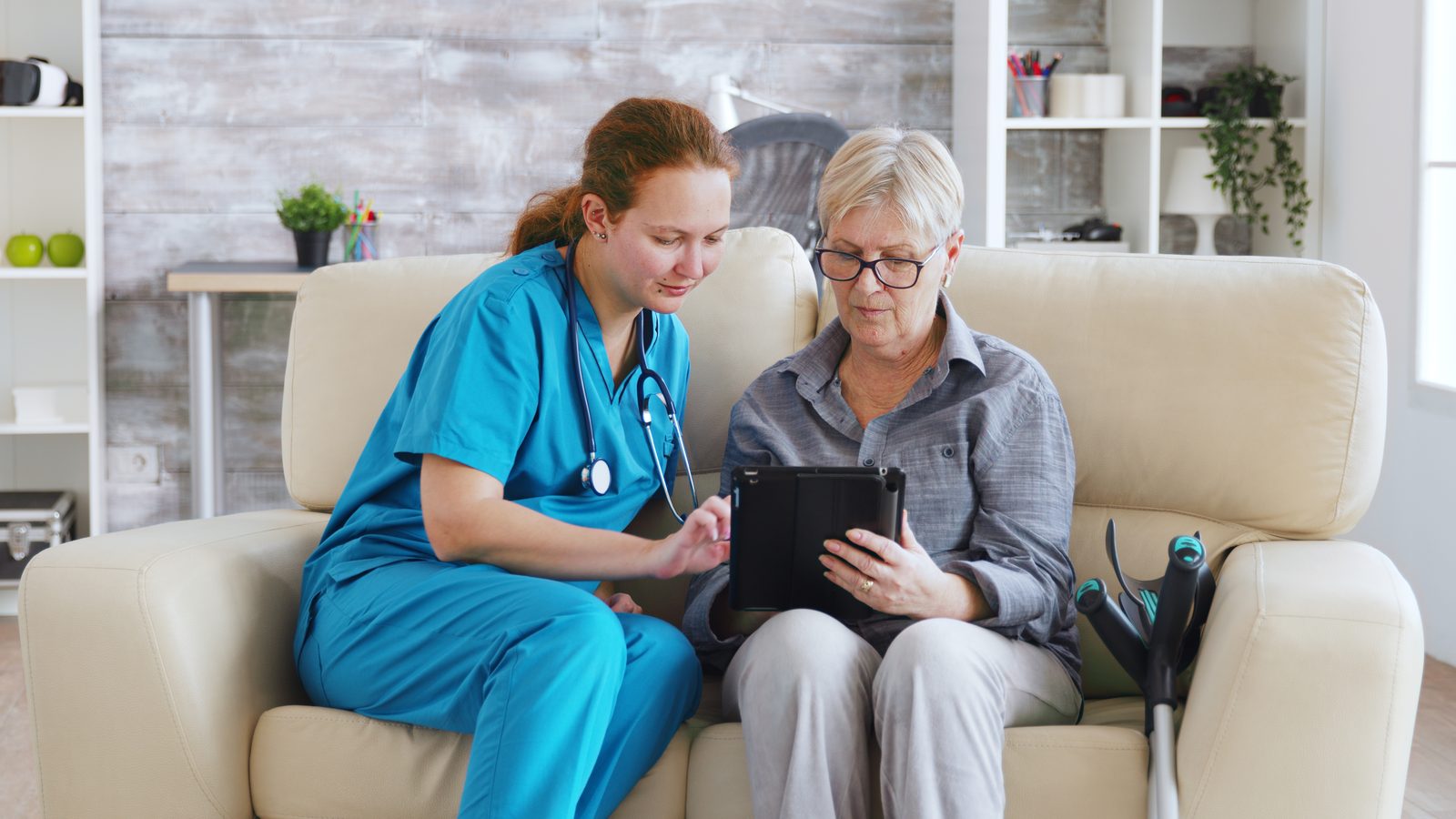 A primary care physician meeting with a patient